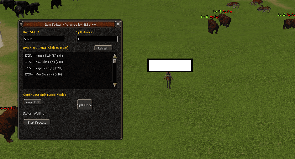 Metin2 Item-Split-Script