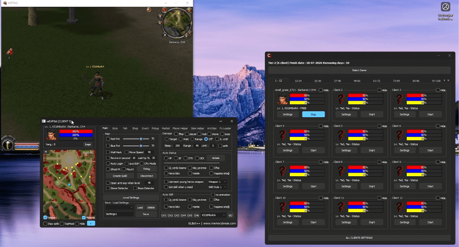 Jak używać GLBot++ Direct Mode Login?